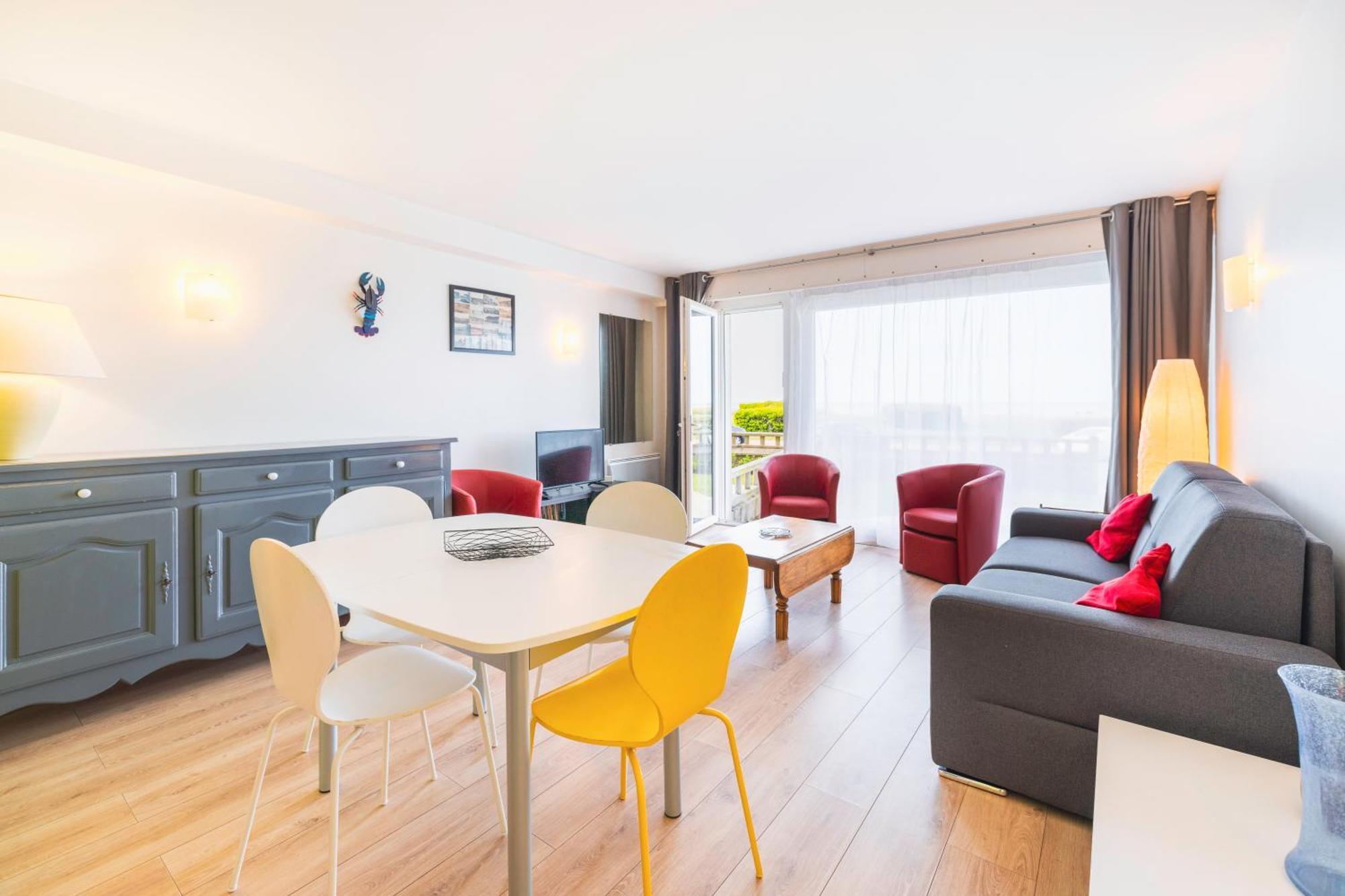 Spacieux Appart Pour 6, Front De Mer, Centre Le Touquet Eksteriør billede